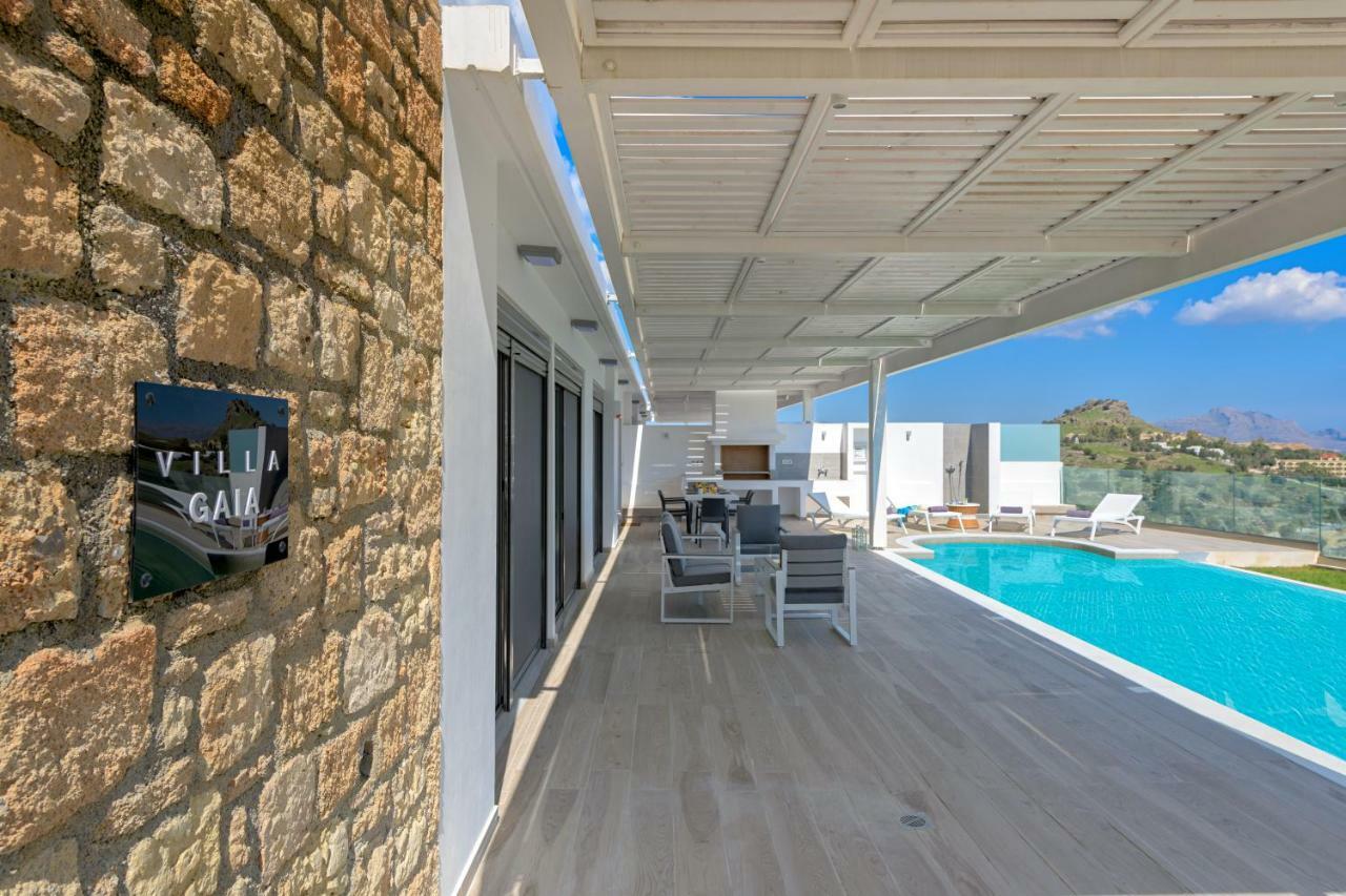 Villa Gaia Líndos Dış mekan fotoğraf